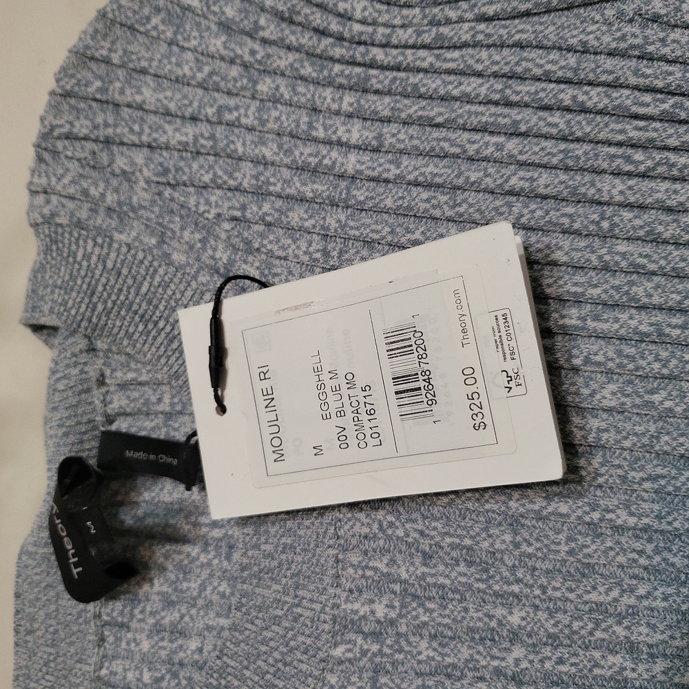 THEORY Cable Rib Structured Sweater - MSRP $325 - Picture 3 of 8
